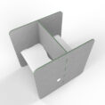 Hush Pod Double Acoustic Office Booth - 14 Colours