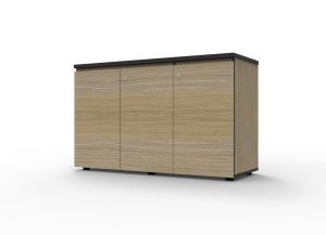 Infinity Swing Door or Hinge Door Credenza 1200 - WHITE or OAK