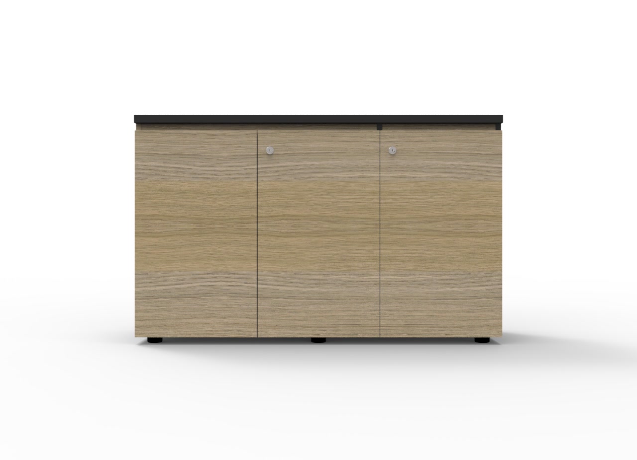 Infinity Swing Door or Hinge Door Credenza 1200 - WHITE or OAK