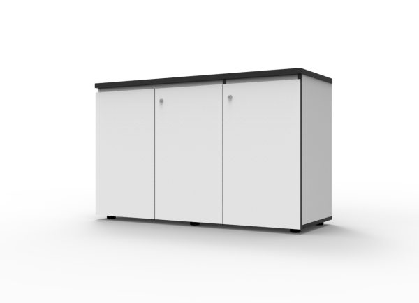 Infinity Swing Door or Hinge Door Credenza 1200 - WHITE or OAK Infinity Swing Door or Hinge Door Credenza 1200 - WHITE or OAK