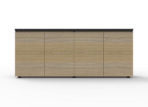 Infinity Swing Door or Hinge Door Credenza 900 - WHITE or OAK Infinity Swing Door or Hinge Door Credenza 900 - WHITE or OAK