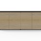 Infinity Swing Door or Hinge Door Credenza 900 - WHITE or OAK