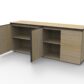 Infinity Swing Door or Hinge Door Credenza 1200 - WHITE or OAK