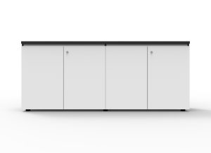 Infinity Swing Door Cupboard or Hinge Door Credenza 1800 WHITE