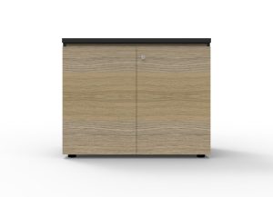 Infinity Swing Door or Hinge Door Credenza 900 - WHITE or OAK