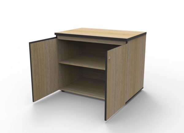 Infinity Swing Door or Hinge Door Credenza 900 - WHITE or OAK Infinity Swing Door or Hinge Door Credenza 900 - WHITE or OAK