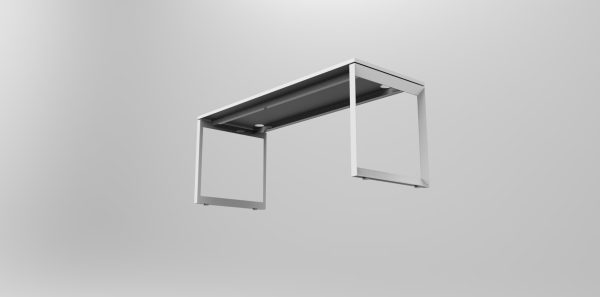 Infinity Anvil Loop Legs Corner L-Shaped Workstation 1818