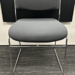 ST Vista Visitor Chair in PU Black