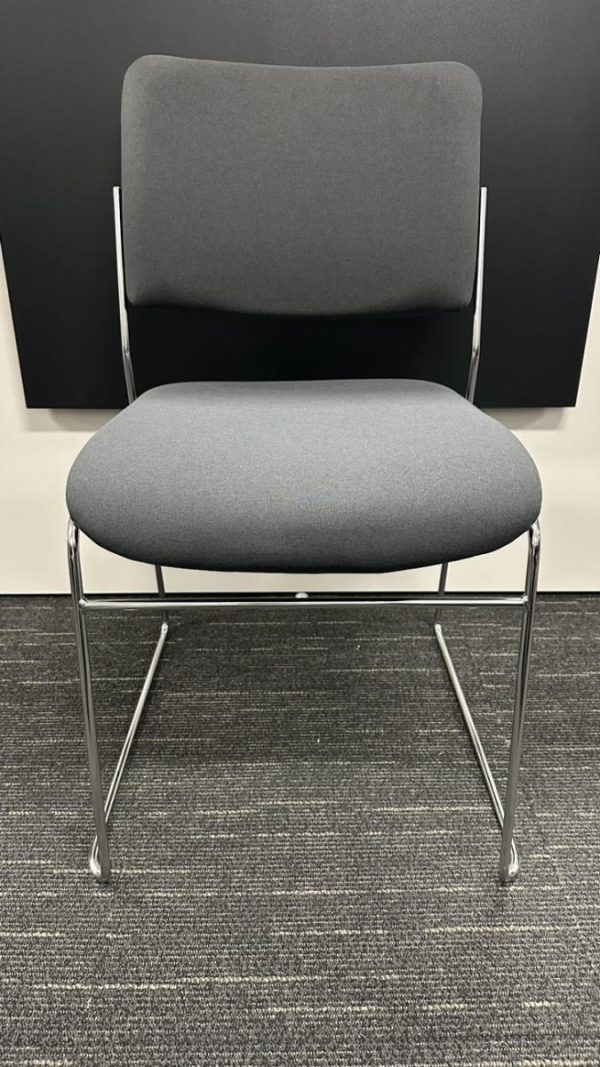 ST Vista Visitor Chair in PU Black