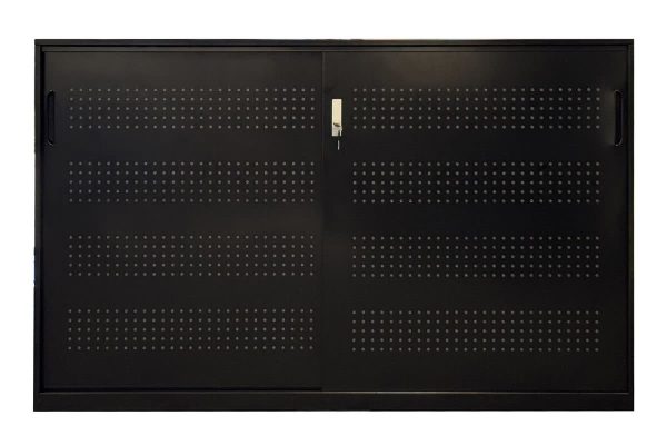 Steelco Aeir Perforated Sliding Door Cupboard  - 900 Wide