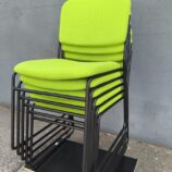 Paddy Visitor Chair Lime - Clearance