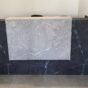 Opal L Shape Reception Counter Marble Look 2100