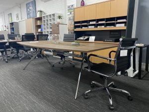 Delta Chrome Boardroom Table 2400