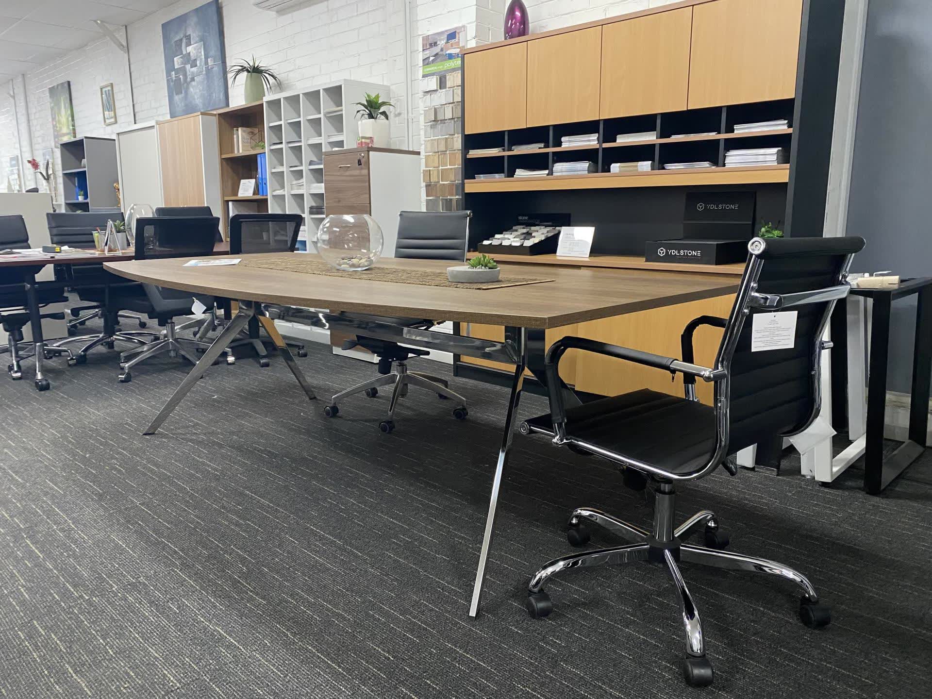 Delta Chrome Boardroom Table 2400