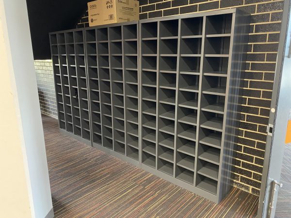 Steelco Metal Pigeon Hole Shelving Unit - 2 Sizes Steelco Metal Pigeon Hole Shelving Unit - 2 Sizes