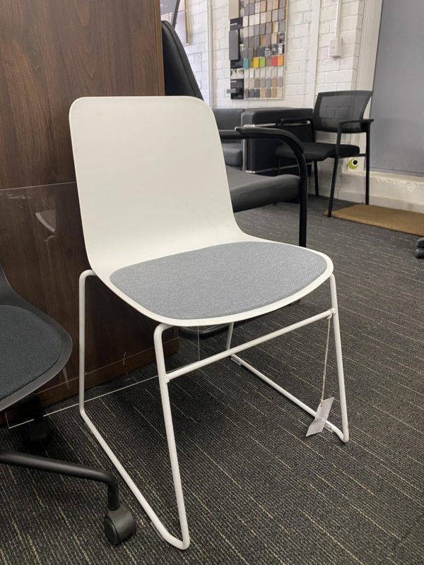 Lumin Visitor Chair White - Check Stock*