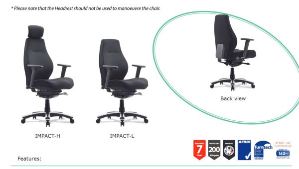 Impact Heavy Duty High Back Chair Impact Heavy Duty High Back Chair