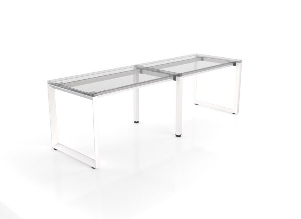 Infinity Anvil Loop Legs Corner L-Shaped Workstation 1500