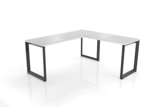 Infinity Anvil Loop Legs Corner L-Shaped Workstation 1818