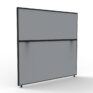 Rapid Office Partition Desk Mounted Screen - 1200H