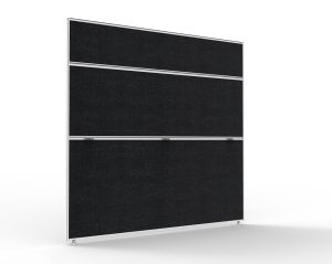 Rapid Office Partition Desk Mounted Screen - 1500H