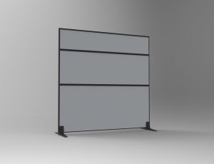 Freestanding Rapid Office Screen - 1200H