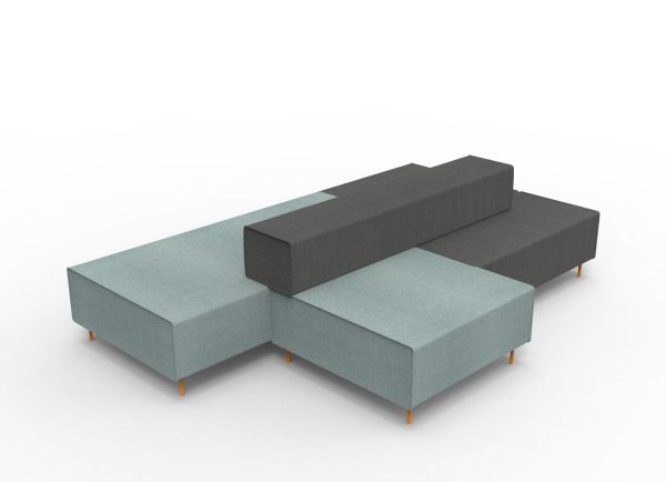 Flexi Triple Seater Back 2 Back Lounge - Check Stock*
