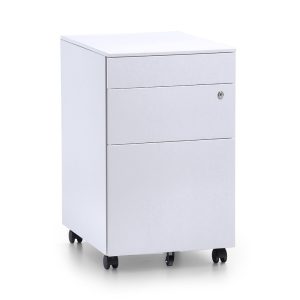 Slim Metal Mobile Pedestal with Lock - 300W