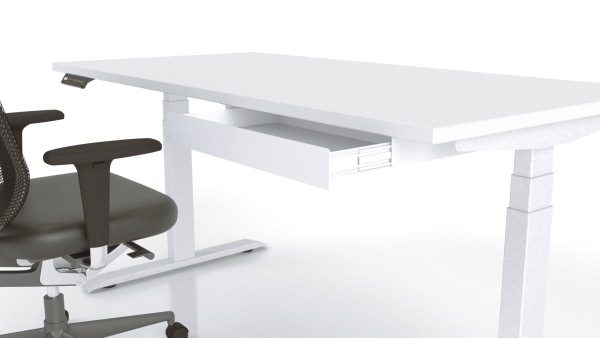 Metal Single Drawer Unit - WHITE Metal Single Drawer Unit - WHITE