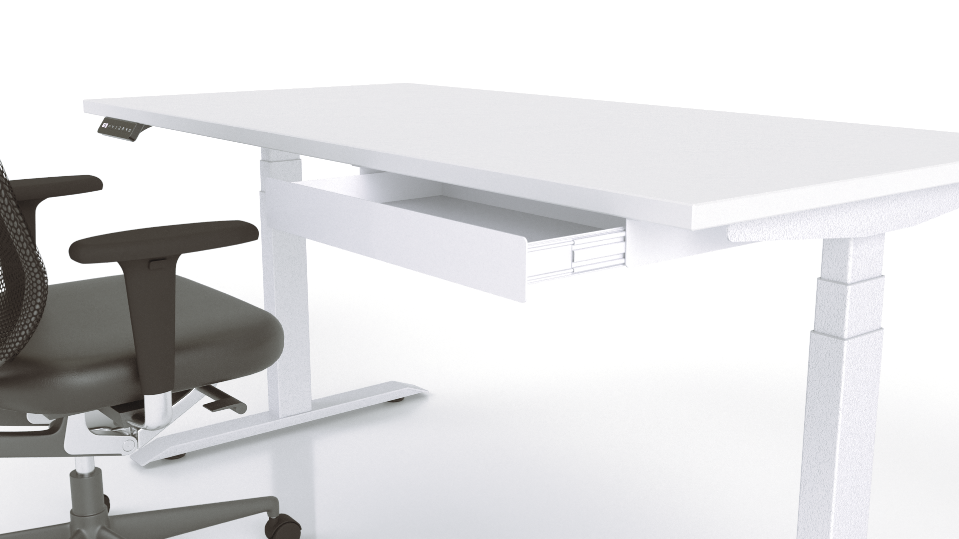 Metal Single Drawer Unit - WHITE