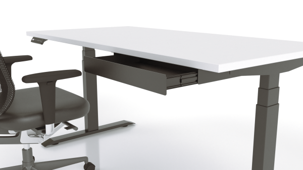 Metal Single Drawer Unit - WHITE Metal Single Drawer Unit - WHITE