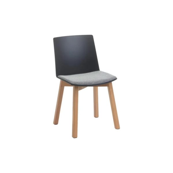Jubel Timber Legs Visitor Chair Jubel Timber Legs Visitor Chair