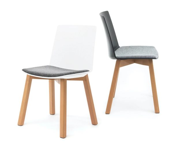 Jubel Timber Legs Visitor Chair Jubel Timber Legs Visitor Chair