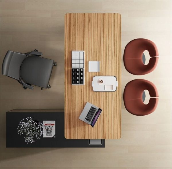 Novara Zebrano Boardroom Table 2400 x 1200 Novara Zebrano Boardroom Table 2400 x 1200