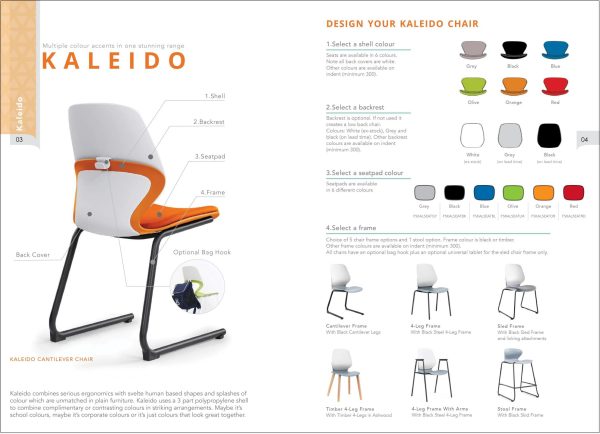 Kaleido Tablet Arm Chair - All Options Kaleido Tablet Arm Chair - All Options