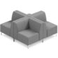 Konnect Corner Back Sofa