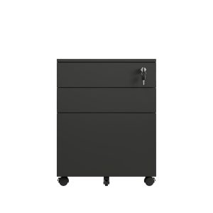 Max Larger Metal Mobile Pedestal 3 Drawers - 2 Colours
