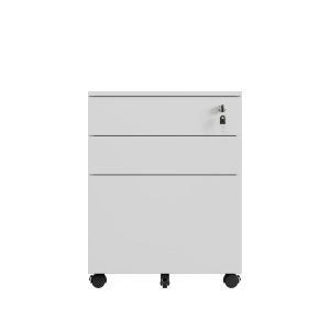 Max Larger Metal Mobile Pedestal 3 Drawers - 2 Colours