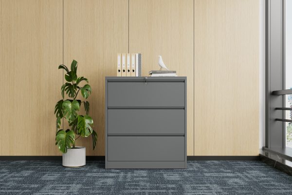 Max Lateral Filing Cabinet 3 Drawer - 4 Colours Max Lateral Filing Cabinet 3 Drawer - 4 Colours