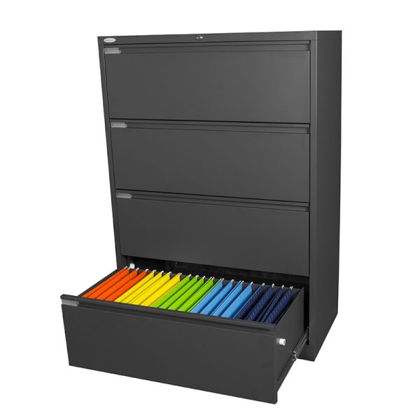 Steelco Premium Lateral Filing Cabinet 4 Drawer 