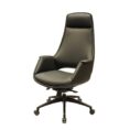 Lawson High Back Executive Chair - Black Leather