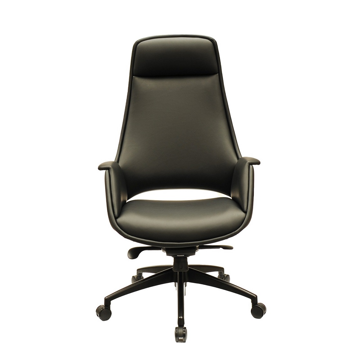 Lawson High Back Executive Chair - Black Leather