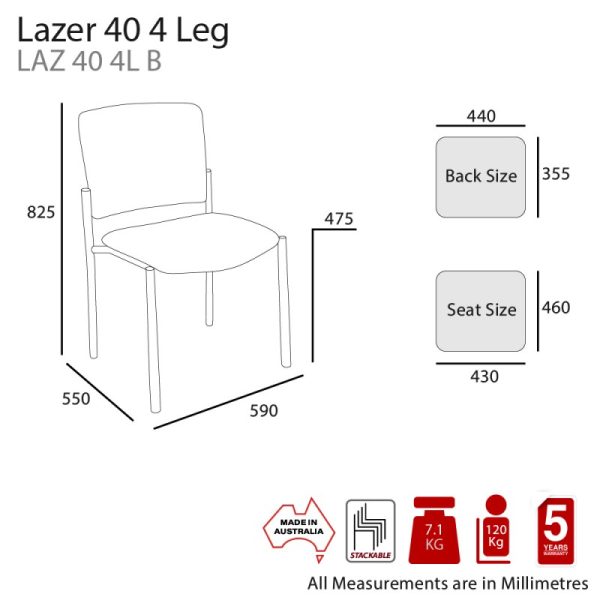Lazer 40 Side Chair - 2 Options Lazer 40 Side Chair - 2 Options