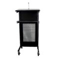 Metal Lectern with Shelf