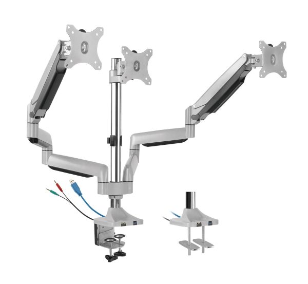 EM10 Premium Grade Triple Monitor Arm EM10 Premium Grade Triple Monitor Arm