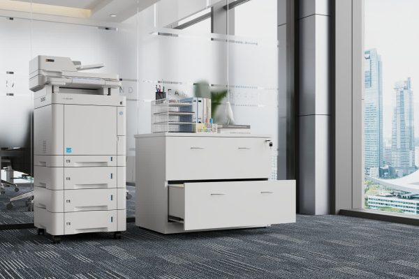 2 Drawers Lateral Filing Cabinet - 4 Colours