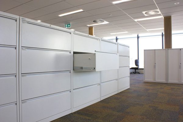 Steelco Premium Lateral 4 Drawer With Flipper Filing Cabinet