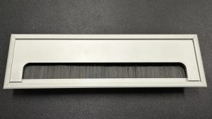 Aluminium Rectangular Cable Outlet Cover