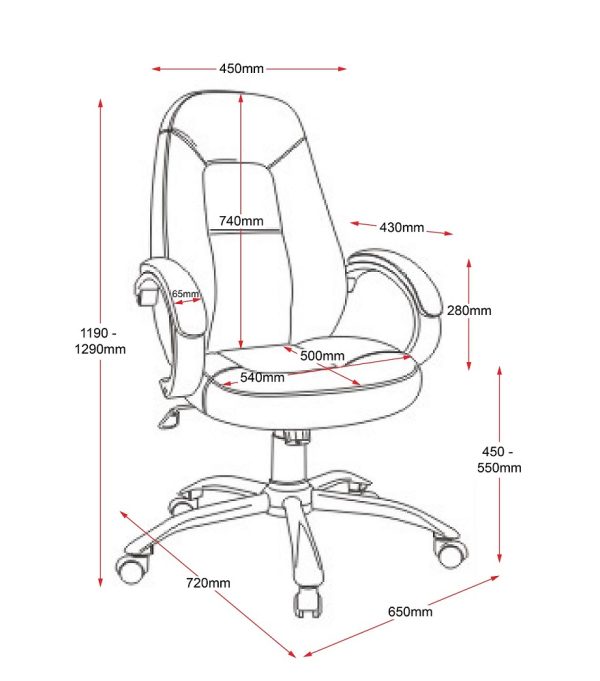 Clock4 High Back Executive Chair Clock4 High Back Executive Chair