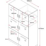 Go Mail Slot Office Locker Unit 6 Doors
